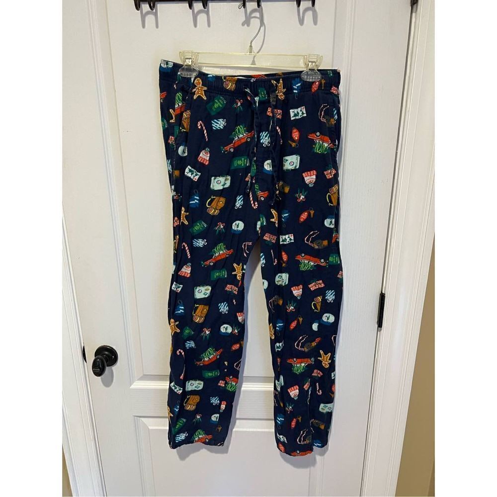 Old Navy Blue Christmas pajama PJ pants